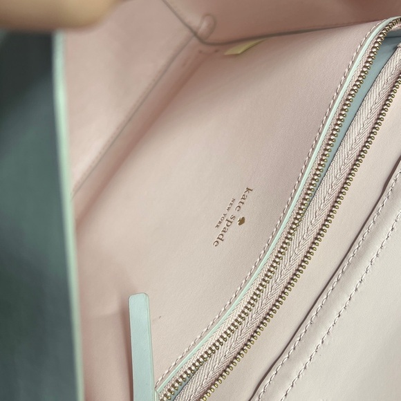 Kate Spade New York Somerville Road Megyn Light Gray Leather Backpack Bag main image 15
